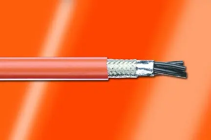 Fast Shipping Alpha Wire ALPSF61221CY OR005 Industrial Series SF Servo Cable - 14 AWG, 4 Conductor- Orange
