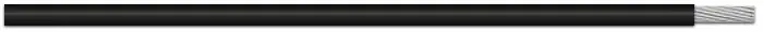Bargain UL 3321 Cross-Linked Polyethylene Hook-Up/Lead Wire - 16 AWG 26 Strand - Black