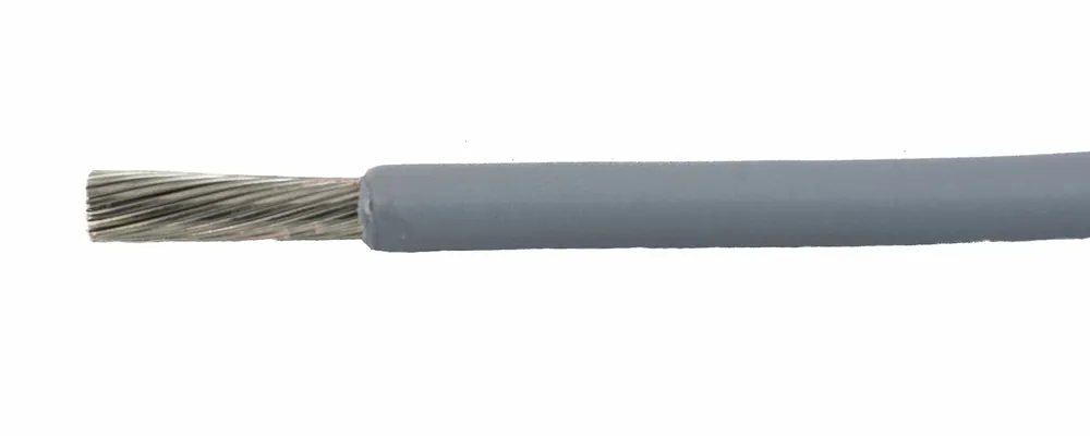 Alpha Wire EcoWire® Hook-Up/Lead Wire - 22 AWG 7 Stranded Conductor - Tinned copper - 600V - Slate - 1000 ft Sale