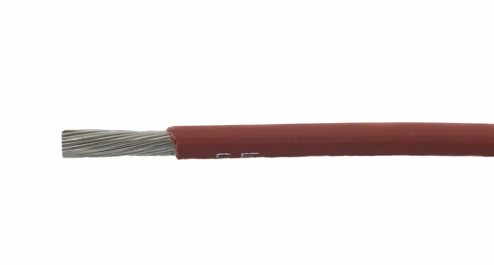 Markdown Alpha Wire EcoWire® Hook-Up/Lead Wire - 10 AWG 105 Stranded Conductor - Tinned copper - 600V - Brown - 1000 ft