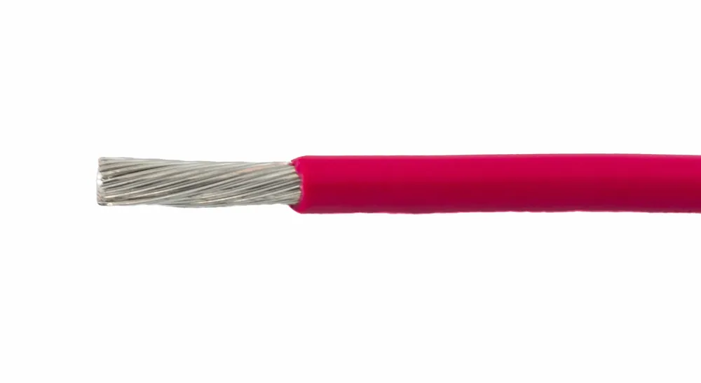 Alpha Wire EcoWire® Plus Hook-Up/Lead Wire - 20 AWG 7 Stranded Conductor - Bare copper - 300V - Red - 1000 ft Special Offer