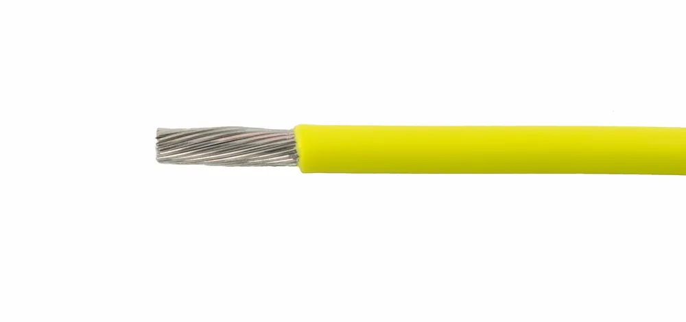 Alpha Wire EcoWire® Plus Hook-Up/Lead Wire - 20 AWG 7 Stranded Conductor - Bare copper - 300V - Yellow - 100 ft Popular