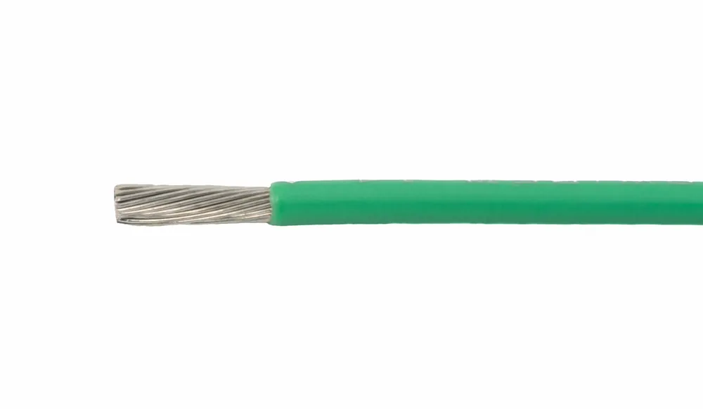 Alpha Wire EcoWire® Plus Hook-Up/Lead Wire - 16 AWG 19 Stranded Conductor - Bare copper - 300V - Green - 100 ft Must Have