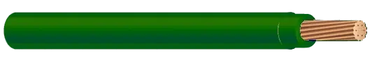 Reduced Price TFFN Fixture Wire - 18 AWG - Green - Stranded Conductor
