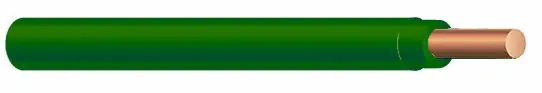 Buy Online THHN Building Wire - 10 AWG - Green - Solid Conductor