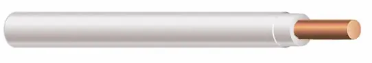 THHN Building Wire - 14 AWG - White - Solid Conductor Fast Shipping