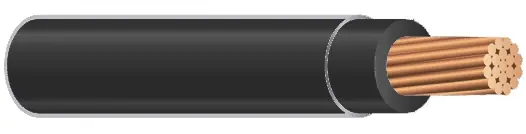 THHN Building Wire - 1000MCM AWG - Black - Stranded Conductor Fast Shipping