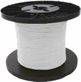 Luxury NEMA HP-3 / M16878 / Type EE / UL 1180 Hook-Up Wire - 28 AWG 7 Strand - White