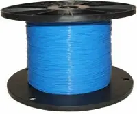 Bargain NEMA HP-3 / M16878 / UL 1371 / Type ET Hook-Up Wire - 28 AWG 19 Strand - Blue