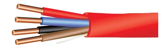Fire Alarm Cable - FPLR Riser Rated - 18/2 Unshielded - Red Jacket - 1000 ft Reel Best Seller