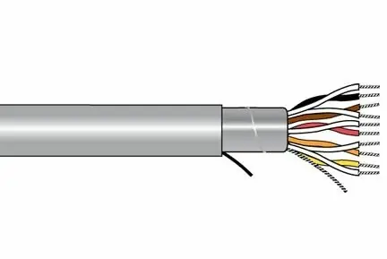 Grab Now Alpha Xtra-Guard®1 Foil Shield Multipair Cable - 24 AWG 2 Pair - Slate - 300V - 1000 ft