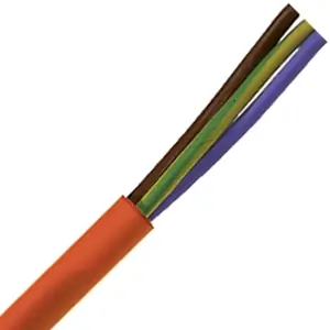 Exclusive Offer 00460273 - LAPP ÖLFLEX® HEAT 180 SiHF High Temperature Control Cable - Unshielded - 12 AWG 4 Conductor - Red-brown