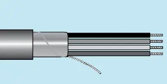 Alpha Essentials Multi-Conductor Cable - Foil Shield - 24 AWG 25 Conductor - Gray - 300V - 100ft - Alpha 1219/25C SL005 Free Returns