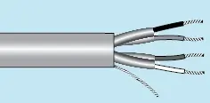 Hassle-Free Returns Alpha Essentials Multi-Pair Cable - Foil Shield - 22 AWG 6 Pair - Gray - 300V - 500ft - Alpha M13106 SL002