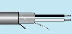In Demand Alpha Essentials Multi-Pair Cable - Foil Shield - 14 AWG 1 Pair - Gray - 600V - 1000ft - Alpha 2472 SL001