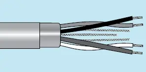 One Day Deal Alpha Essentials Multi-Pair Cable - Foil Shield - 24 AWG 3 Pair - Black - 300V - 100ft - Alpha 6073C BK005