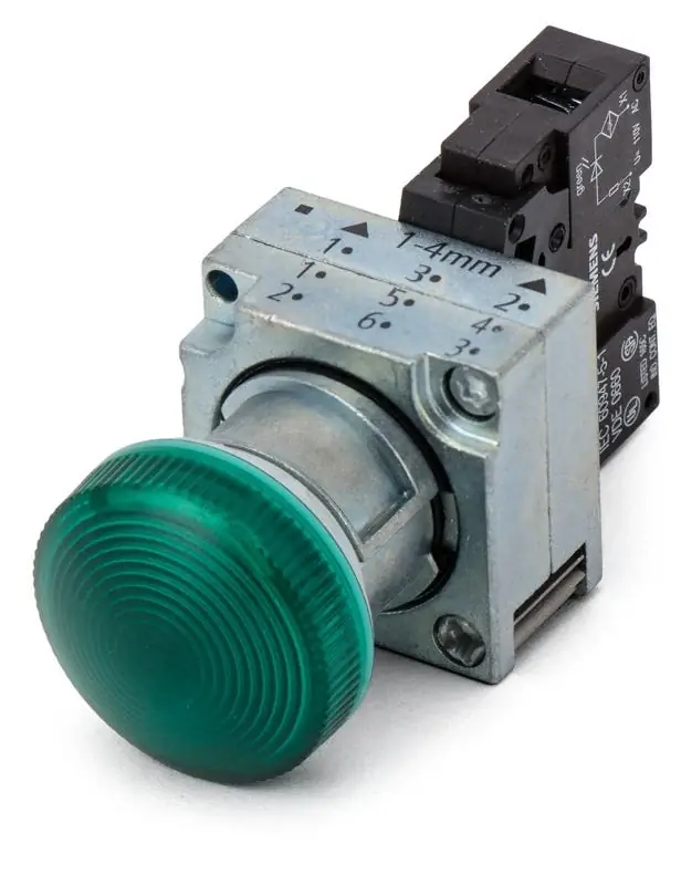 Time-Limited Siemens 3SB3648-6BA40 Indicating Light