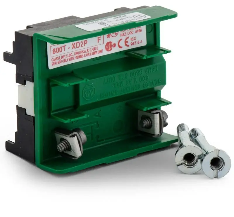 Hassle-Free Returns Allen-Bradley 800T-XD2P Contact Block