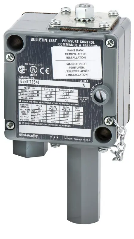 Low Price Allen-Bradley 836T-T254J Pressure Switch