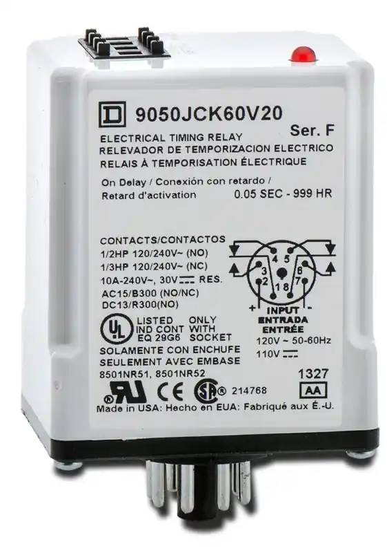 Square D 9050JCK60V20 Timer Relay Place Order