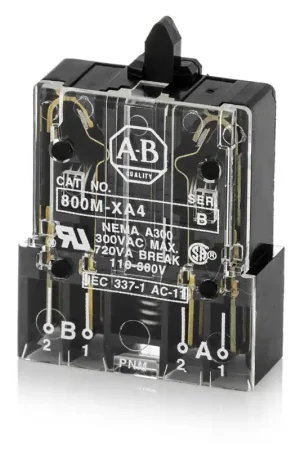 Allen-Bradley 800M-XA4 Contact Block Brand New