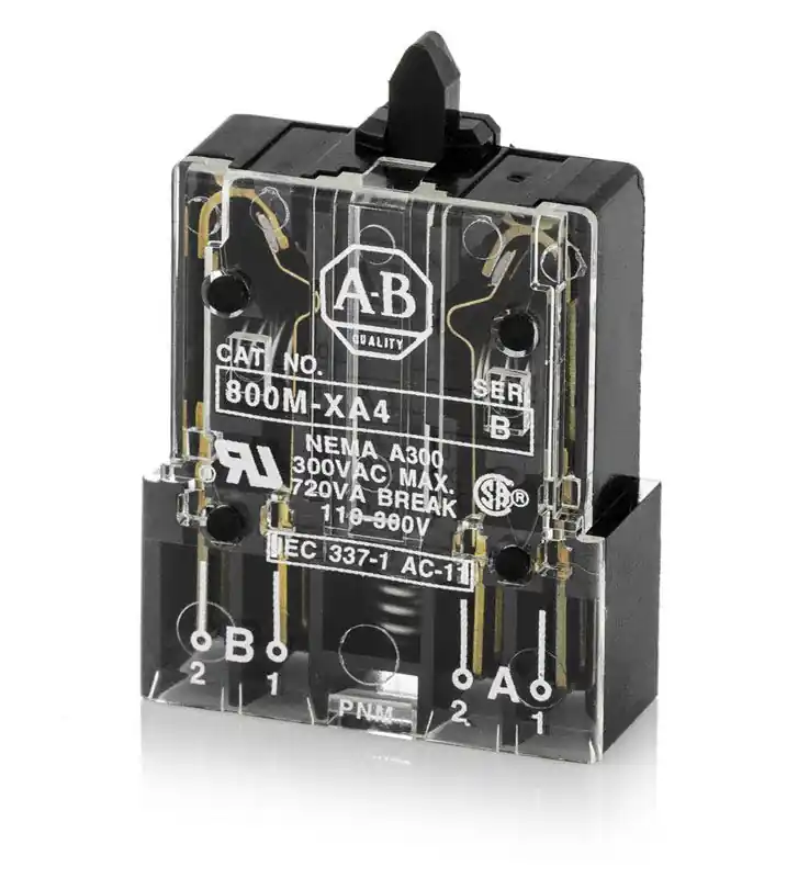 Allen-Bradley 800M-XA4 Contact Block Brand New