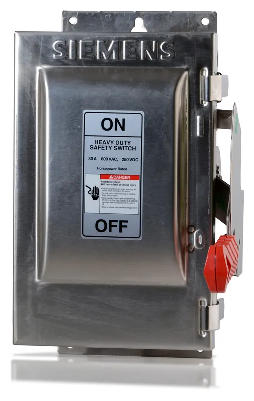 Siemens HNF361SS Safety Switch Clearance
