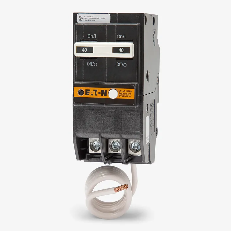 Eaton BRN240EP 2 Pole Ground Fault Circuit Breaker Luxury