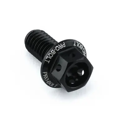 Aluminium Flanged Hex Head Bolt M6x(1.00mm)x12mm Race Spec Etched Markdown