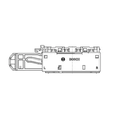 1928404781 Bosch EMS Connector, 96-Way, Exit Left, Code A, RoHS Popular