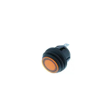 RA4-1A-DC-2-AL Switch Components – IP65 Round Rocker 3P SPST OFF-ON Amber LED Fresh Stock