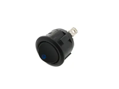 Trusted Brand RA6-1A-DC-2-UL Switch Components - Round Rocker - 3P SPST OFF-ON, Blue LED