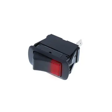 Top Rated SRB2-1A-DC-1-RNL Switch Components – Sealed Rocker IP56 3P SPST OFF-ON Red Bulb