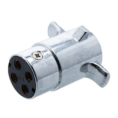 Genuine TC4-P2-C Switch Components - 4-Pole Chrome plated Connector - Plug