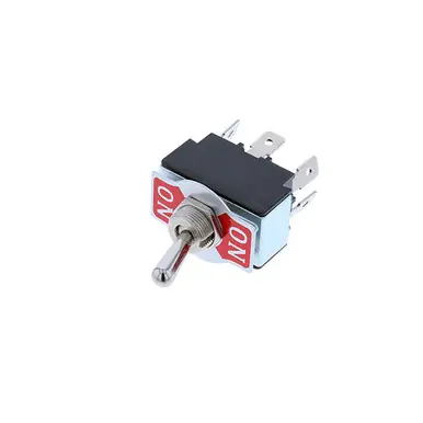 TB2-2I-DC-1 Switch Components - Toggle - 6P DPDT ON-ON-(ON), Tab Weekend Sale