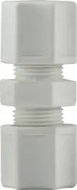 Midland Metal 17079P Union and Reducing Union Connectors, Plastic Compression, 3/8x1/4 Polyprop Red Comp Union, Plastic Fittings Direct From Factory