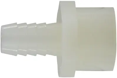 Midland Metal 33064W Adapter, 3/4 in Hose Barbed x 1/2 in FIP, Nylon High Quality