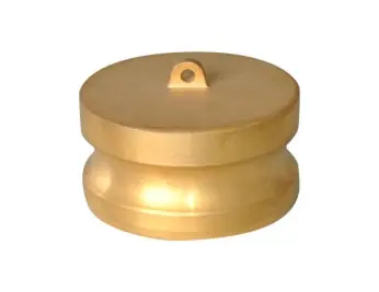 Best Choice Buchanan Rubber CDP-050-B1 Cam and Groove Dust Plug, 1/2 in Type DP, Brass