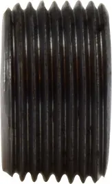 Midland Metal 67636 Square Socket Countersunk Plug, 1-1/4 in MNPT, Steel, Black, 150 lb Grab Now