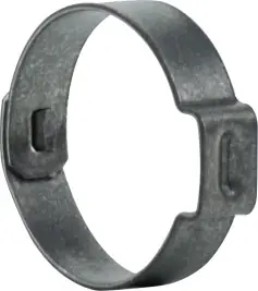 Midland Metal 1050015 1-Ear Hose Clamp, 1 in Nominal, 0.898 in Minimum Clamp Diameter, Carbon Steel Premium