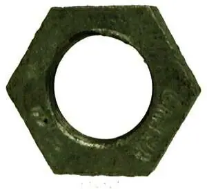 Midland Metal 64707 Hex Locknut, 1-1/2 in Nominal, Iron, Galvanized Affordable
