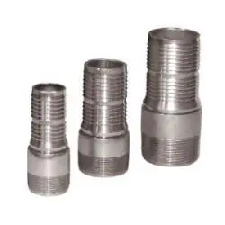 Buchanan Rubber CNT-250CR-SS316 Crimplok Combination Nipple, 2-1/2 in Hose Barbed x 2-1/2 in MIP, Stainless Steel Markdown