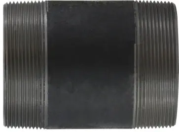Limited Offer Midland Metal 59230SMLS Seamless Pipe Nipple, 4 in MPT x 4 in MPT, 11 in L, Steel, Black, SCH 80/XH Schedule