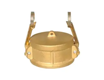 Don't Miss Out Buchanan Rubber CDC-250-B1 Cam and Groove Dust Cap, 2-1/2 in Type DC, Brass