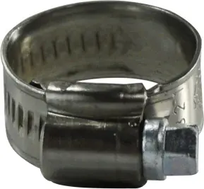 Midland Metal 89024 All 304 S.S. Clamp, Non Perforated (Lined) Band, 5/8=15/16 304Ss Hose Clamp, Clamps Final Sale