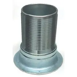 Buchanan Rubber CNTB-400CR-S Crimplok Turnback Plain Nipple, 4 in Barbed x 4 in, Steel Buy Today