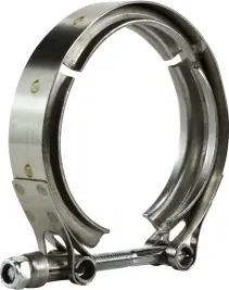 Midland Metal 843388 V Band Hose Clamp, 3.88 in Nominal, 300 Stainless Steel, 7/8 in W, 0.04 in Thick Discount