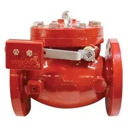Deal Midland Metal 96206LW Swing Check Valve with Outside L/W, 6 in Nominal, Flanged, Ductile Iron Body