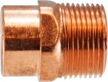 Bargain Midland Metal 77315 Male Pipe Adapters, Copper Sweat Fittings, 3/4 x 1/2 Male Adapter, Nipples and Fittings