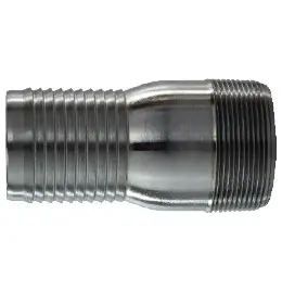 Buchanan Rubber CNT-800CS-S Heavy-Duty Crimplok Combination Nipple, 8 in MIP x 8 in Barbed, Steel, Plain Hot Picks